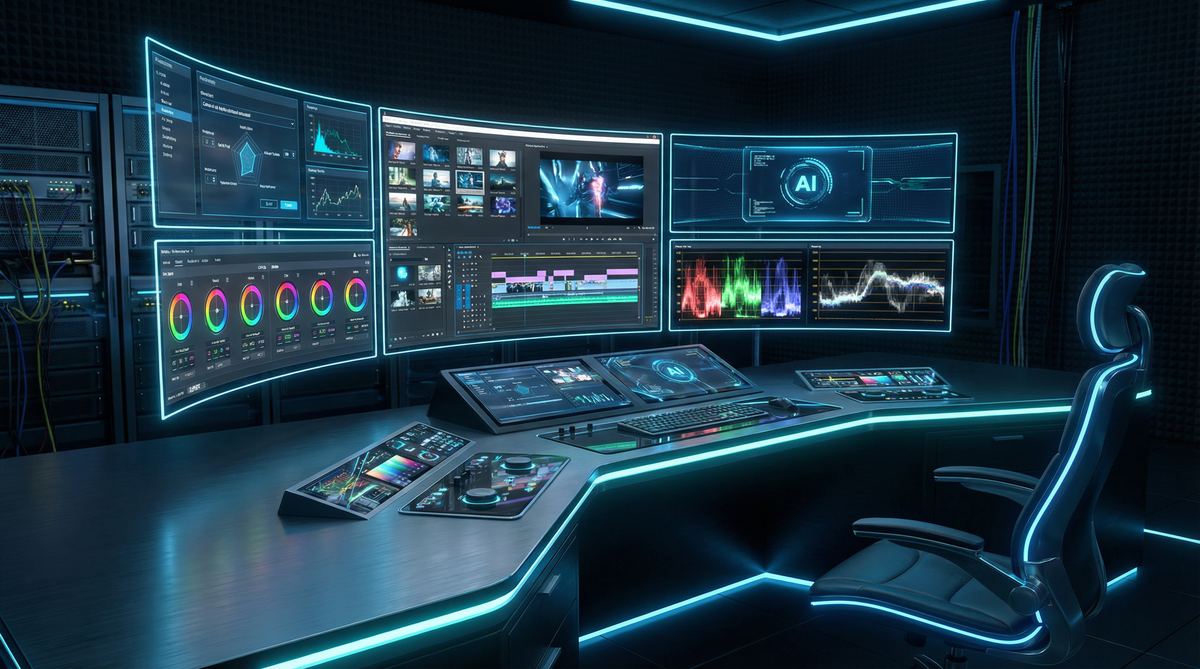 里番 AI修图与视频剪辑